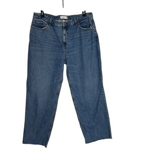 Abercrombie & Fitch Women's Straight Leg Blue Jeans